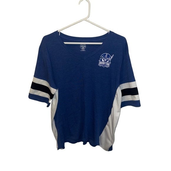Knights Apparel Tops - Knights Apparel Blue and White Short Sleeve Tee